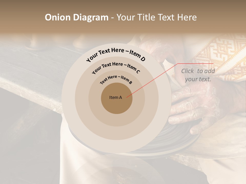 Yellow Finger Rotate PowerPoint Template