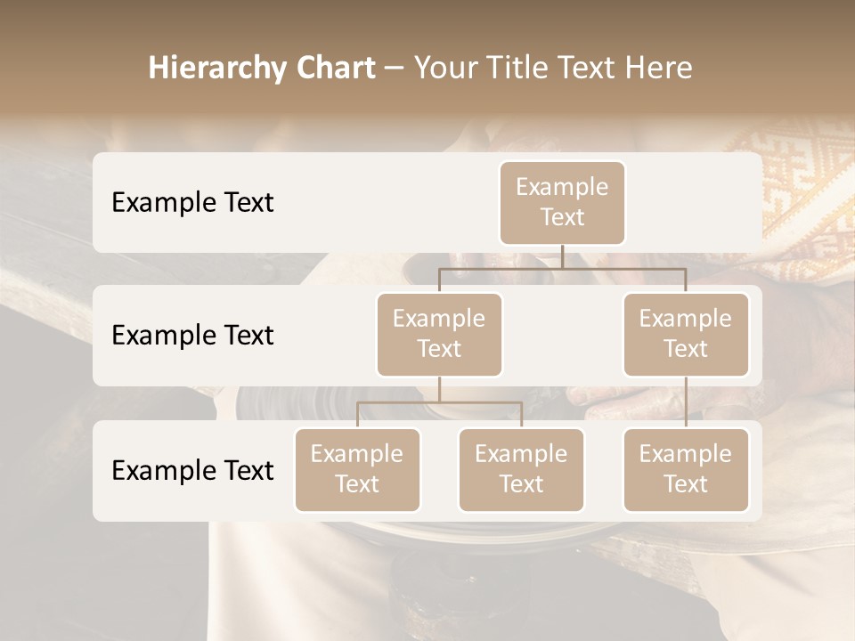 Yellow Finger Rotate PowerPoint Template