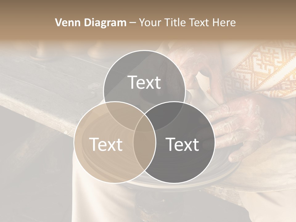 Yellow Finger Rotate PowerPoint Template