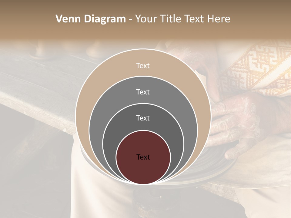Yellow Finger Rotate PowerPoint Template