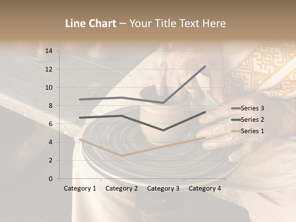 Yellow Finger Rotate PowerPoint Template