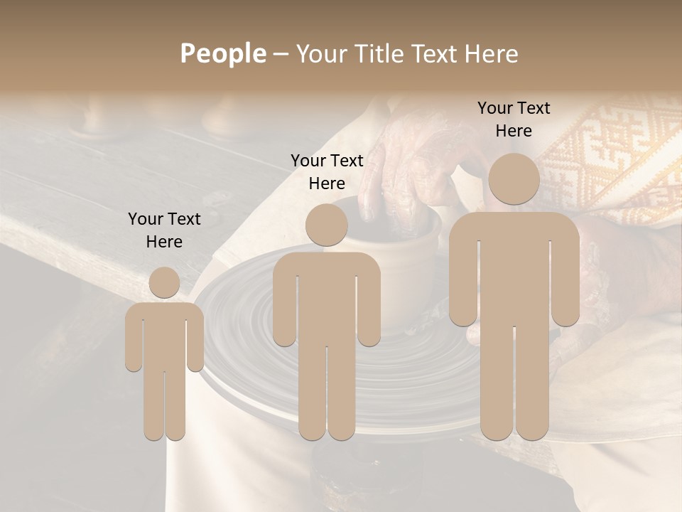 Yellow Finger Rotate PowerPoint Template