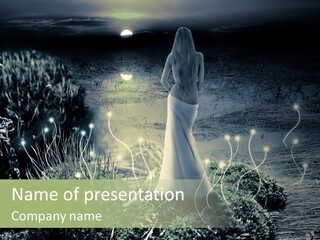 Beautiful Mystic Freedom PowerPoint Template