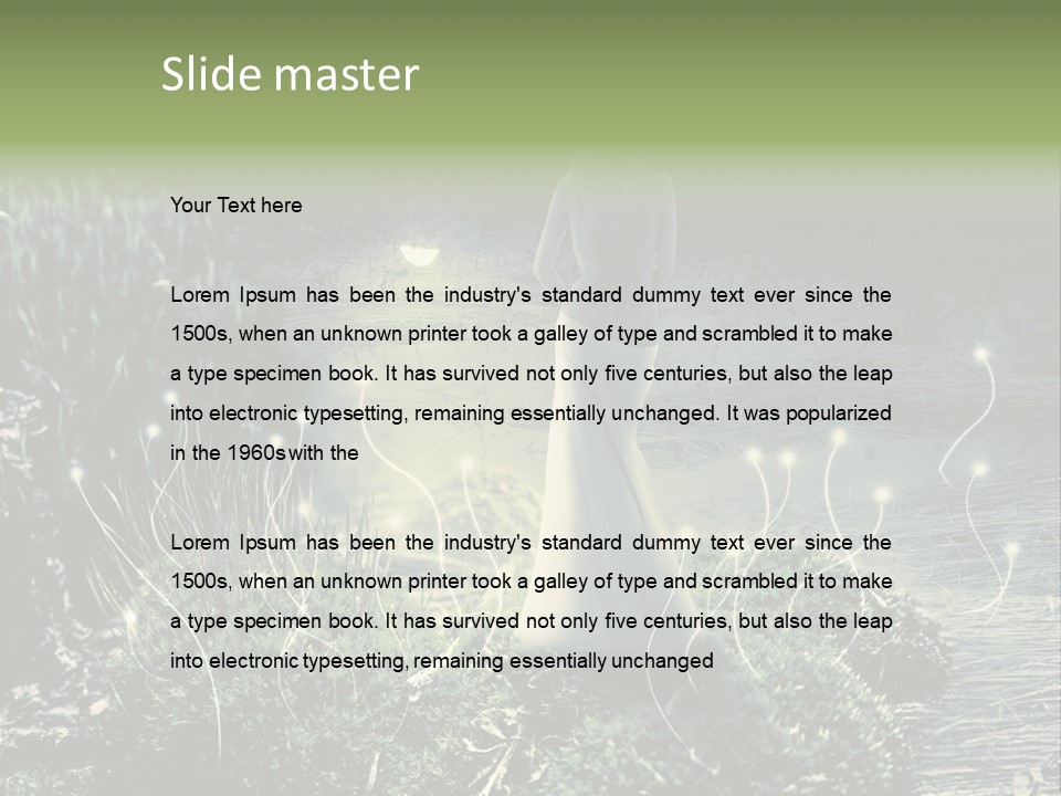 Beautiful Mystic Freedom PowerPoint Template