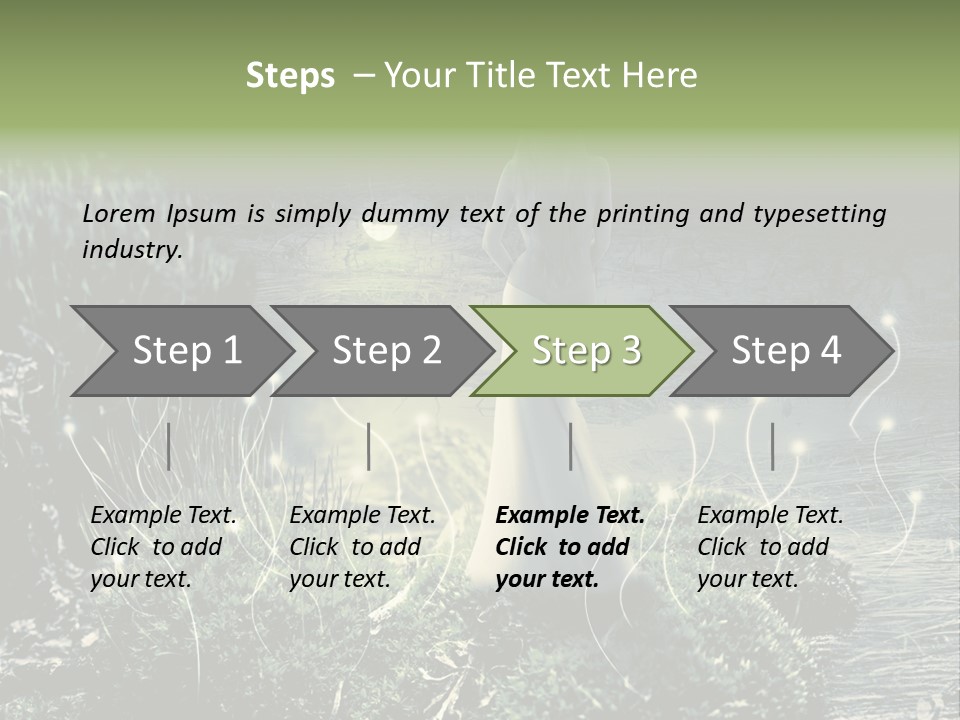 Beautiful Mystic Freedom PowerPoint Template