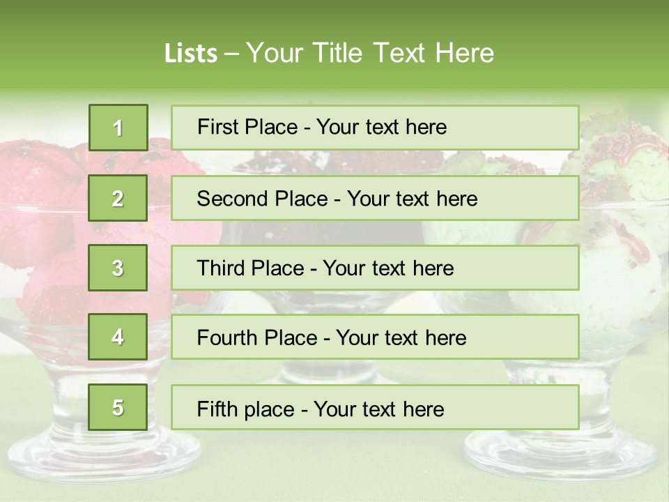 Refreshing Background Leaf PowerPoint Template