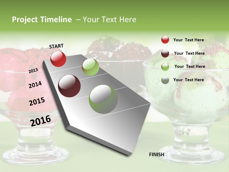 Refreshing Background Leaf PowerPoint Template