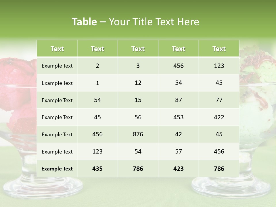 Refreshing Background Leaf PowerPoint Template