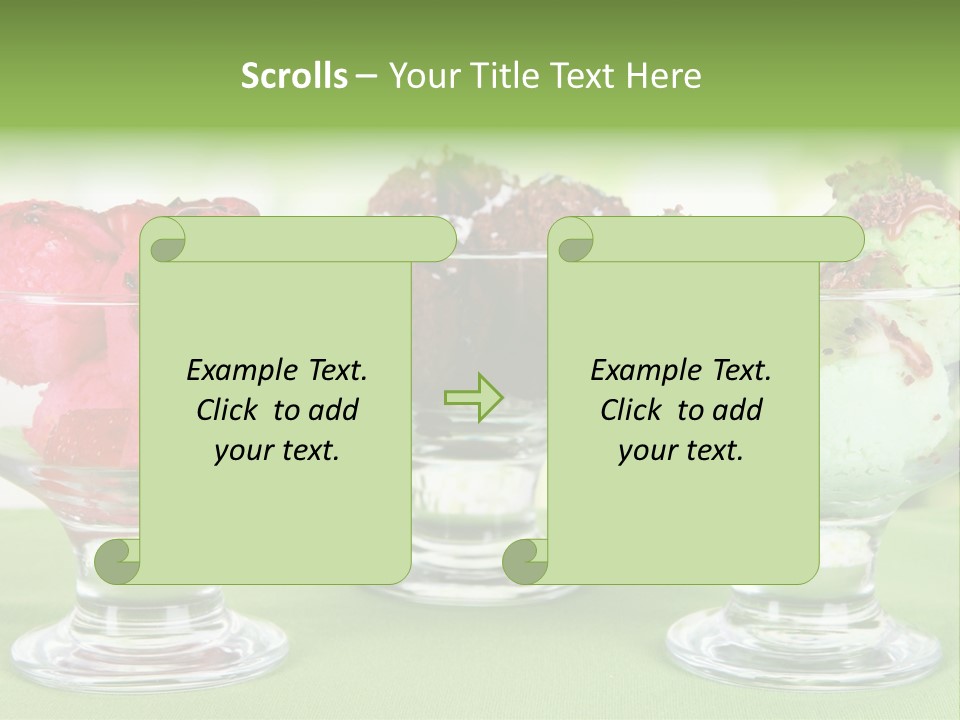 Refreshing Background Leaf PowerPoint Template
