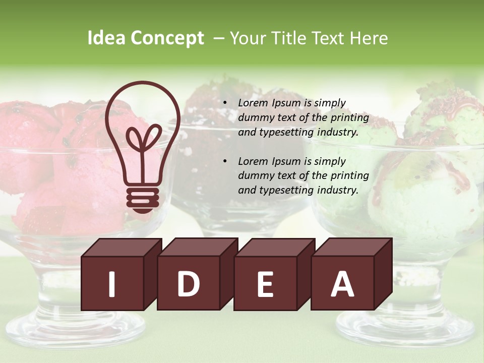 Refreshing Background Leaf PowerPoint Template