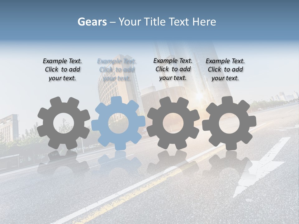 Motion Office Shanghai PowerPoint Template