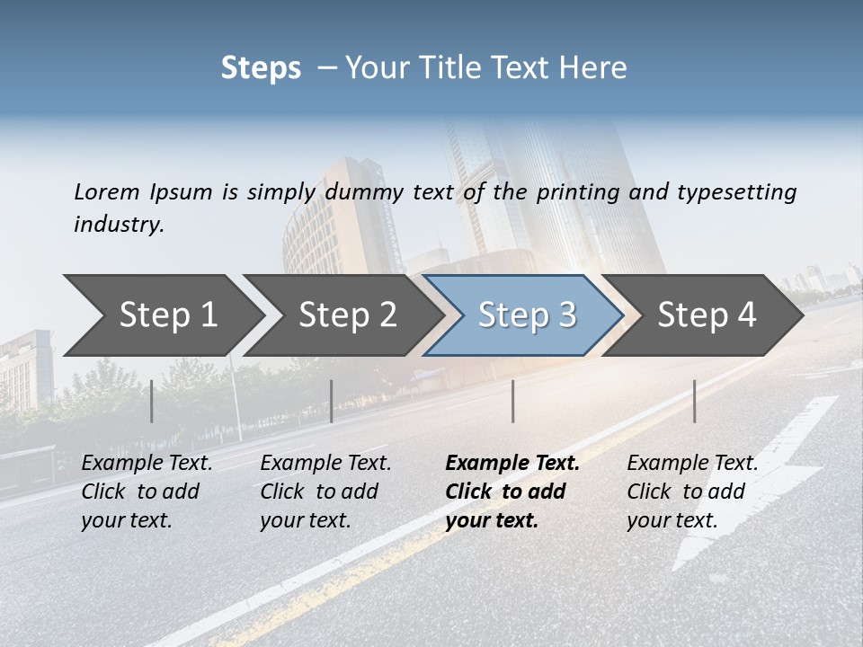 Motion Office Shanghai PowerPoint Template