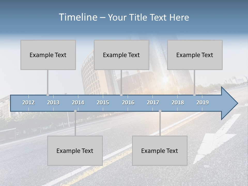 Motion Office Shanghai PowerPoint Template