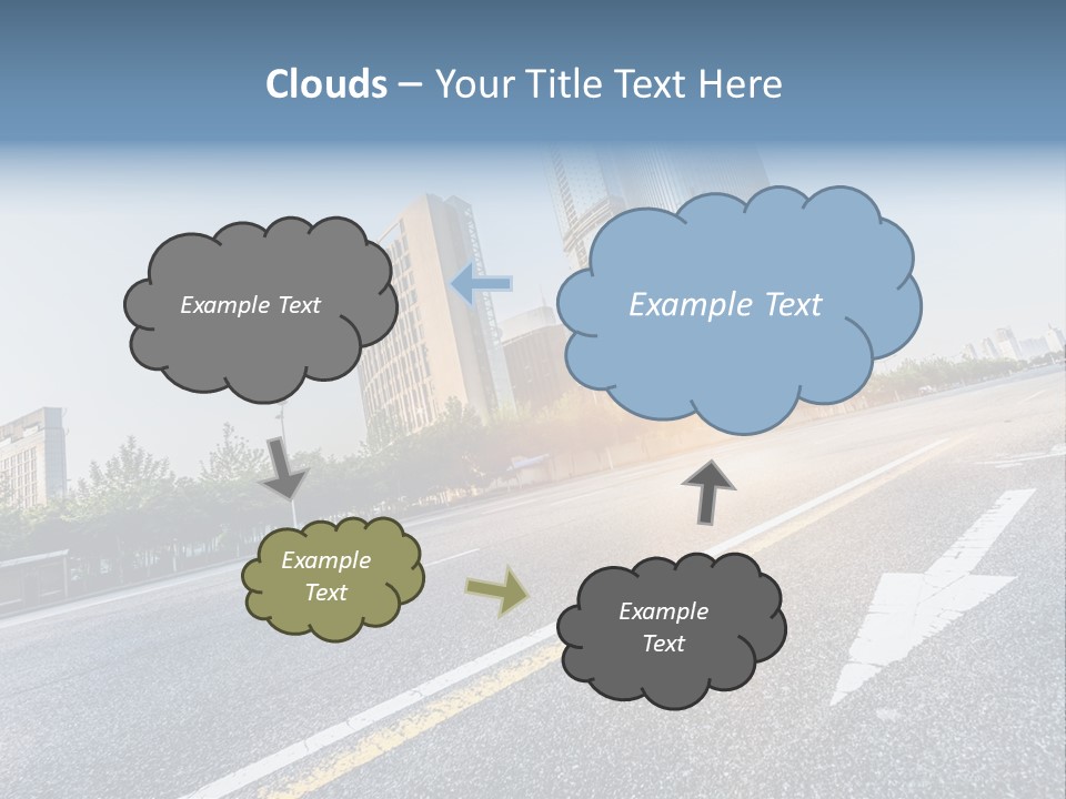 Motion Office Shanghai PowerPoint Template