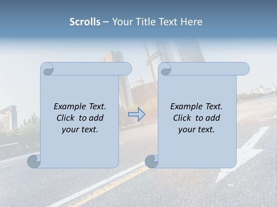 Motion Office Shanghai PowerPoint Template