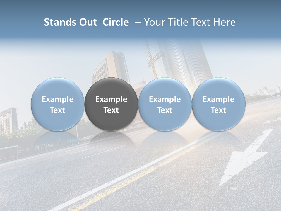 Motion Office Shanghai PowerPoint Template