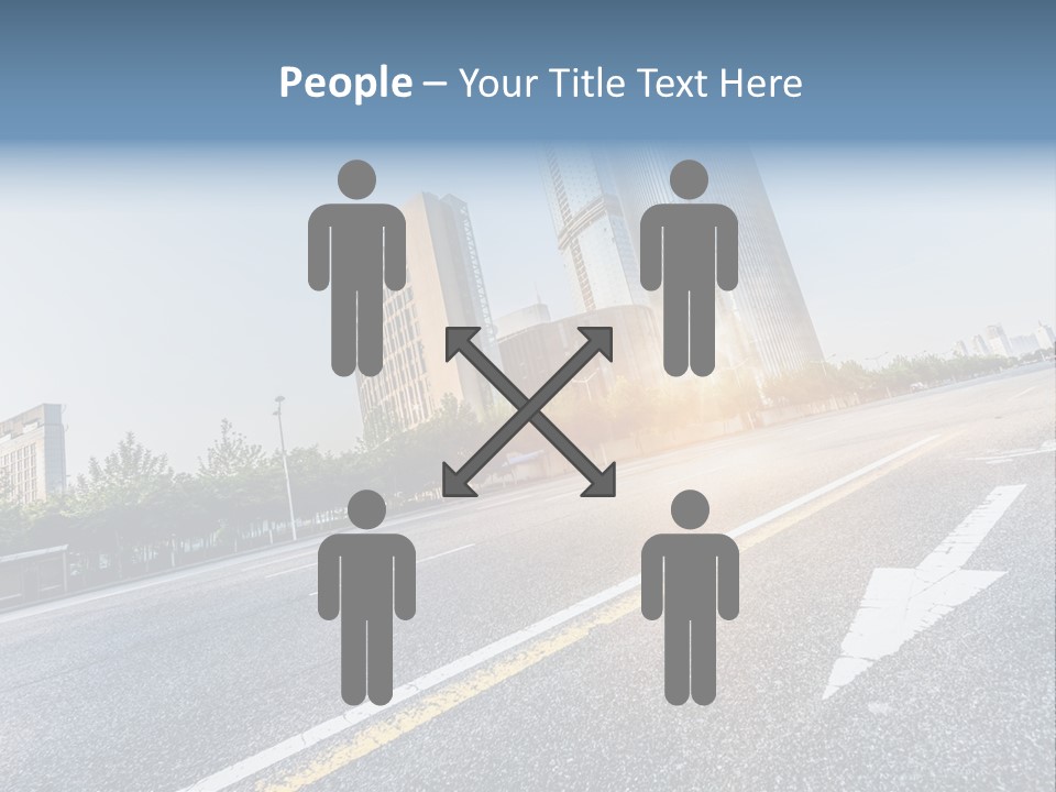 Motion Office Shanghai PowerPoint Template