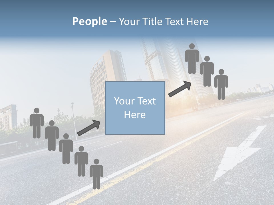 Motion Office Shanghai PowerPoint Template