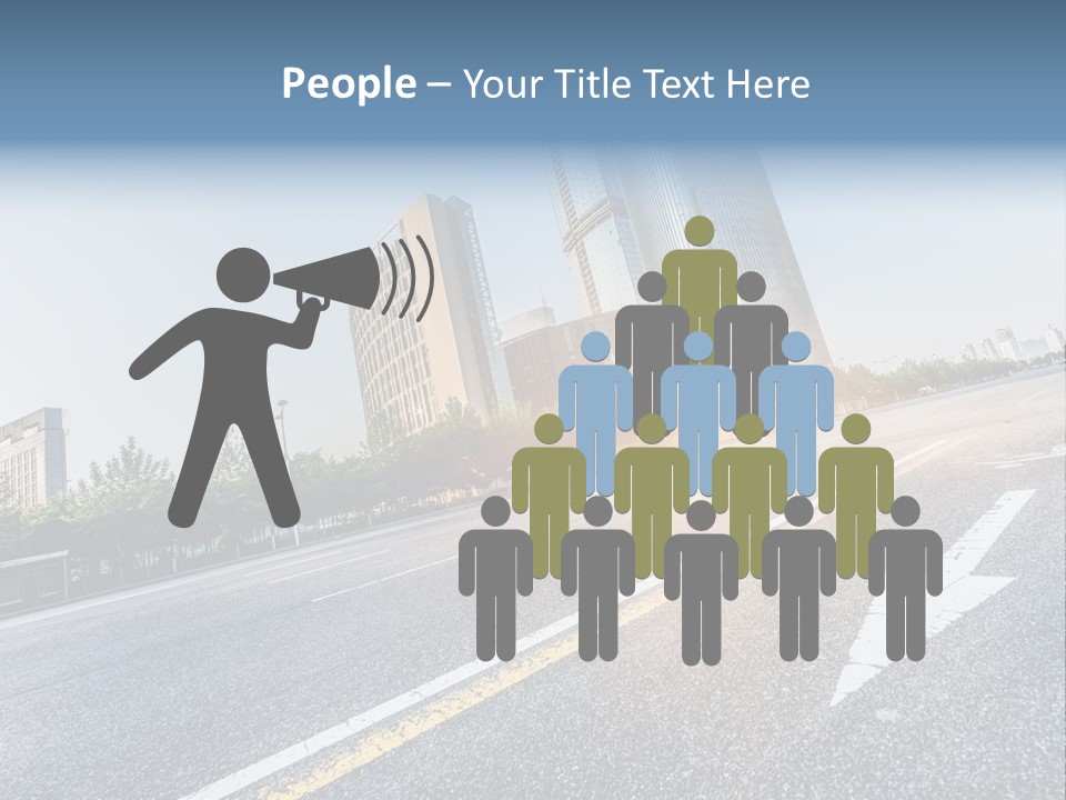 Motion Office Shanghai PowerPoint Template