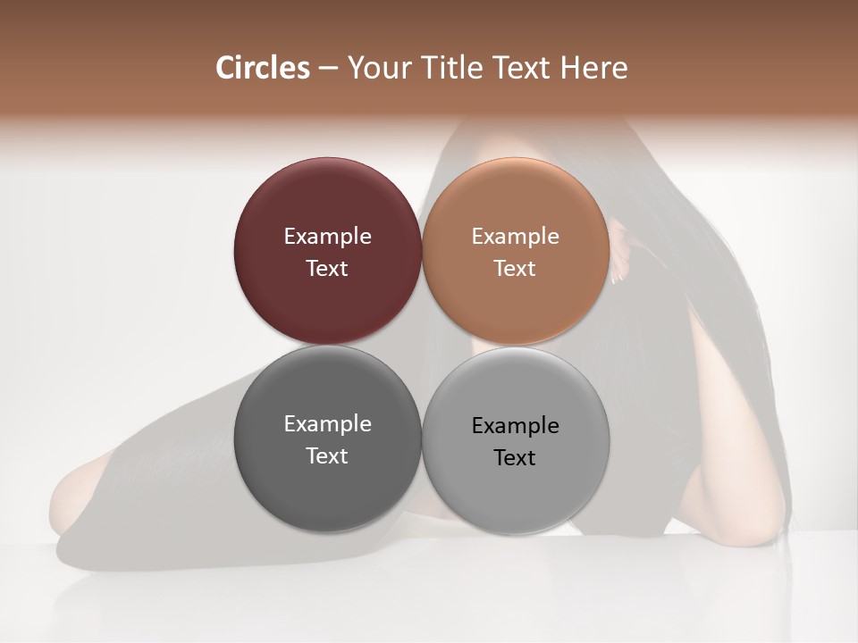 Glamour Sit Hairstyle PowerPoint Template