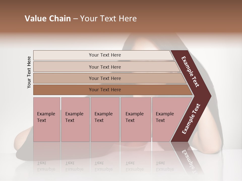 Glamour Sit Hairstyle PowerPoint Template