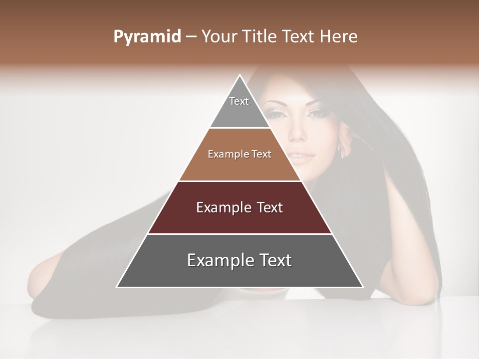 Glamour Sit Hairstyle PowerPoint Template