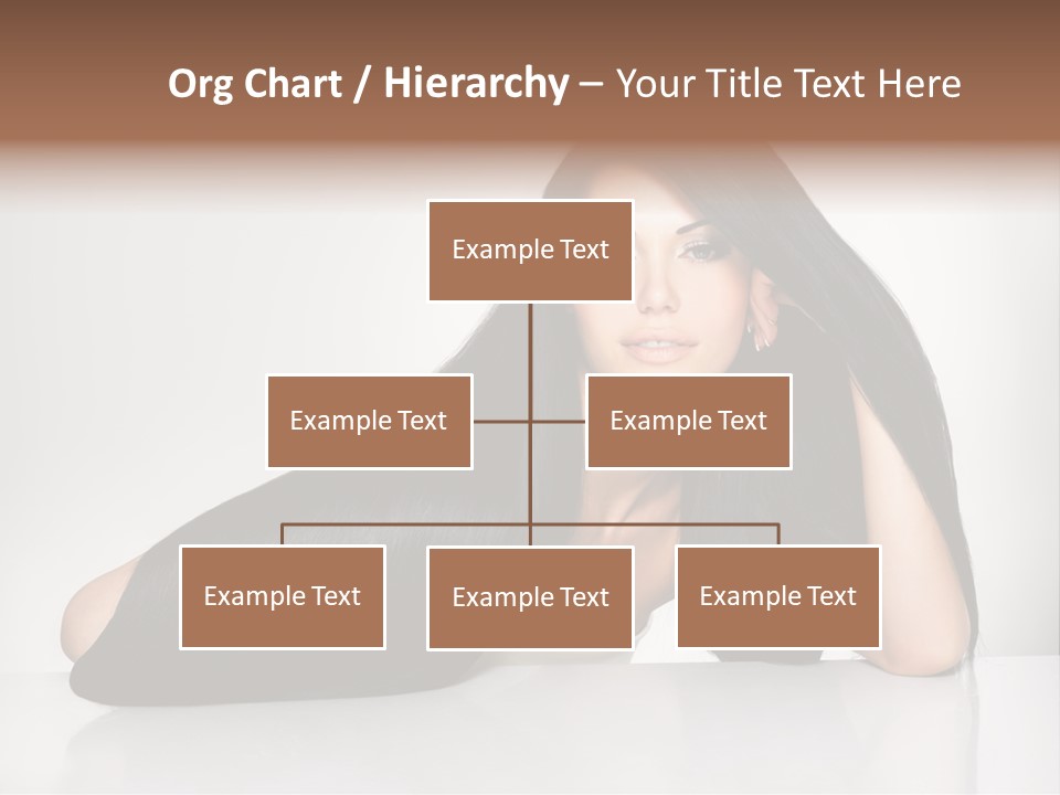 Glamour Sit Hairstyle PowerPoint Template