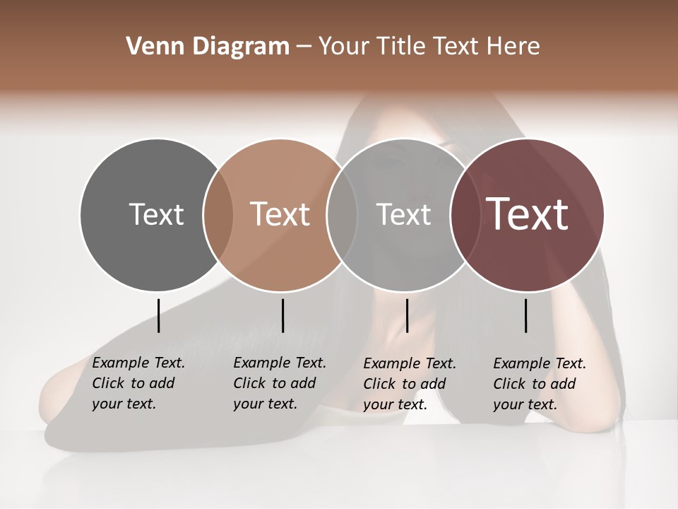 Glamour Sit Hairstyle PowerPoint Template