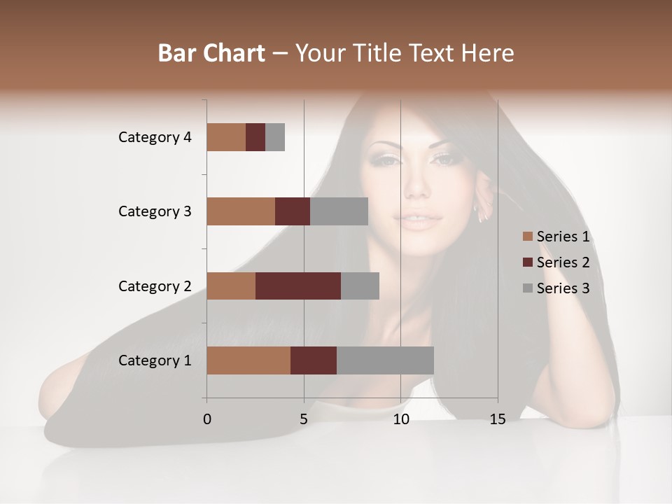 Glamour Sit Hairstyle PowerPoint Template