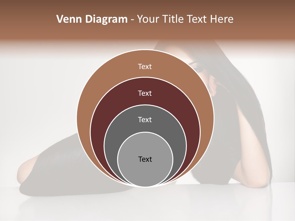 Glamour Sit Hairstyle PowerPoint Template