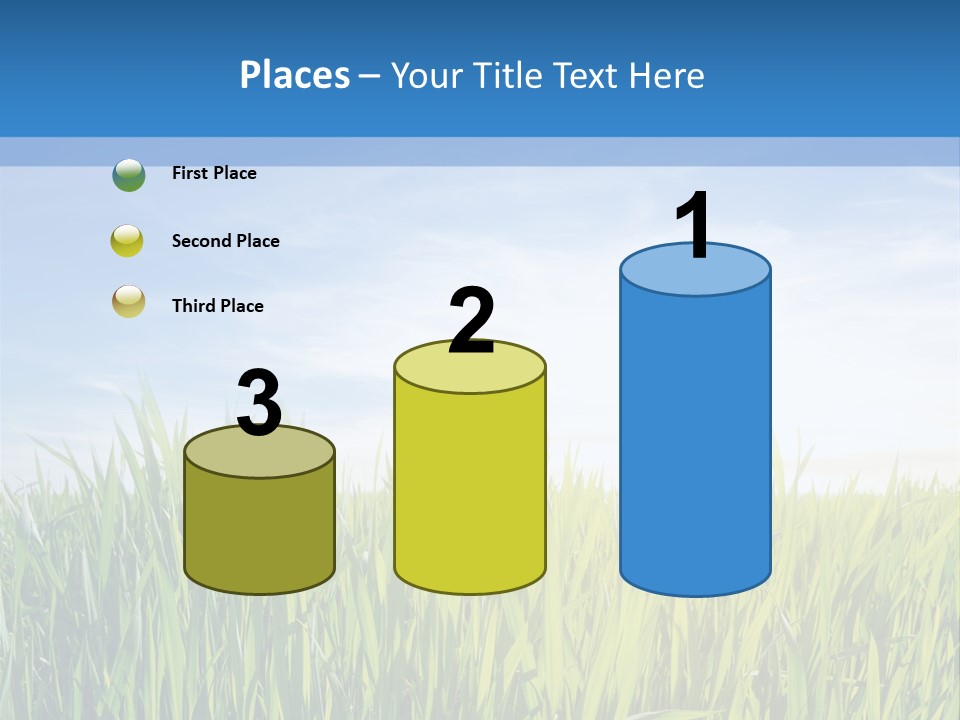 Cloudscape Pasture Plain PowerPoint Template