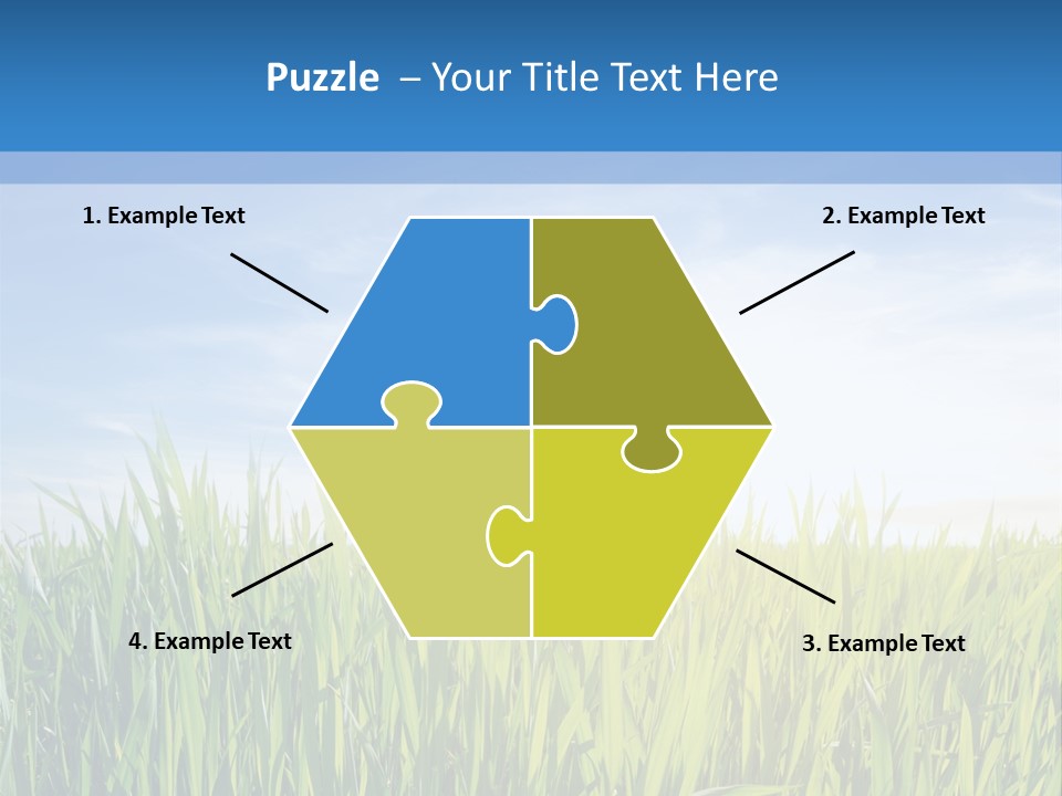 Cloudscape Pasture Plain PowerPoint Template
