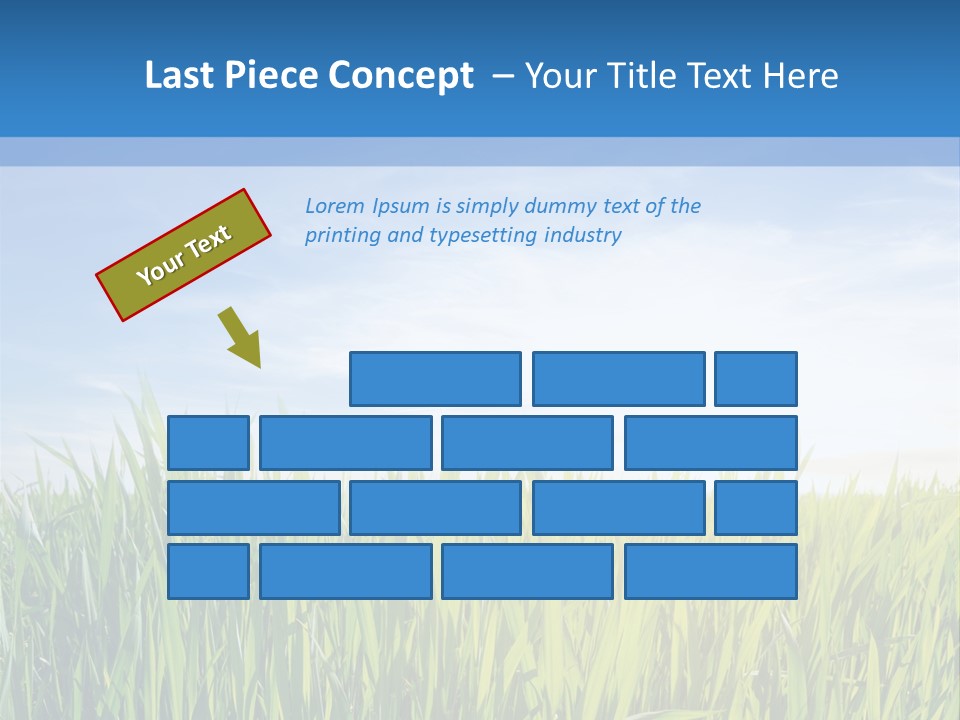 Cloudscape Pasture Plain PowerPoint Template
