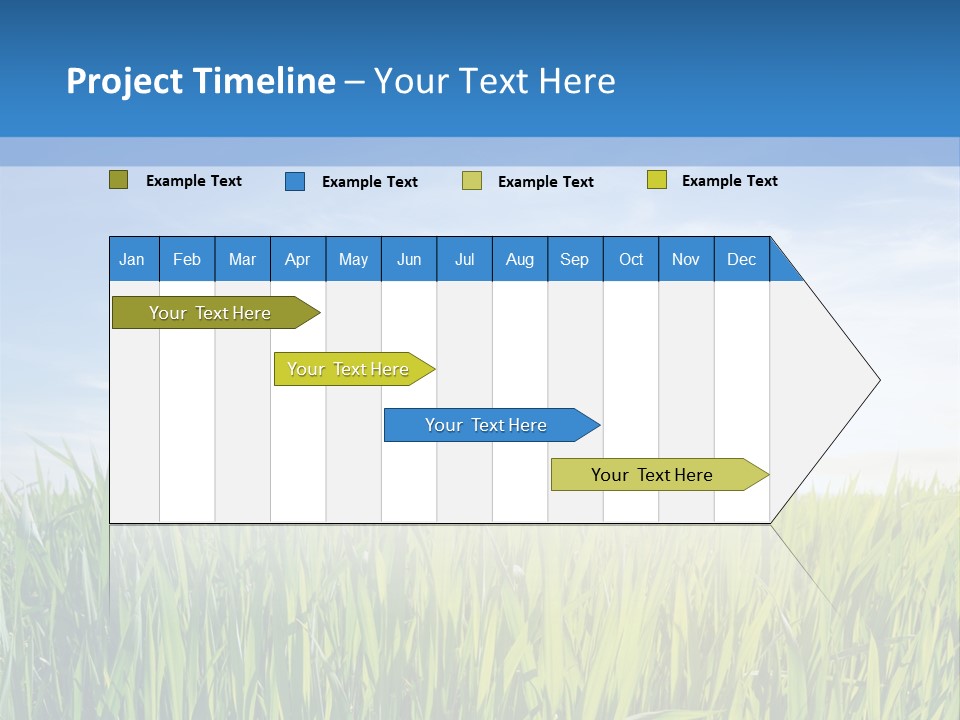 Cloudscape Pasture Plain PowerPoint Template
