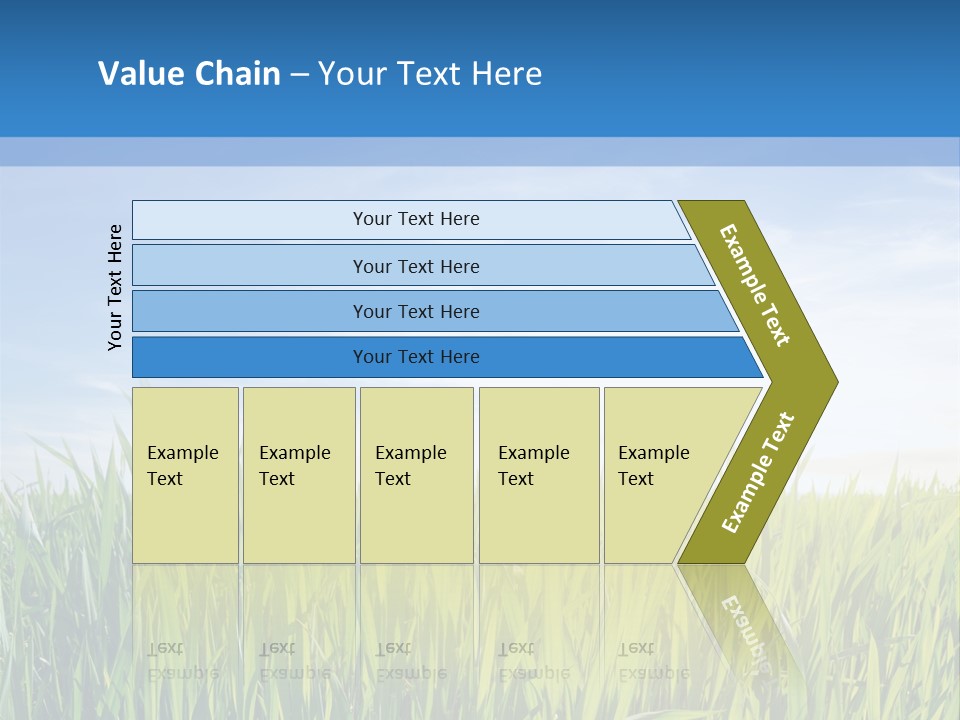 Cloudscape Pasture Plain PowerPoint Template