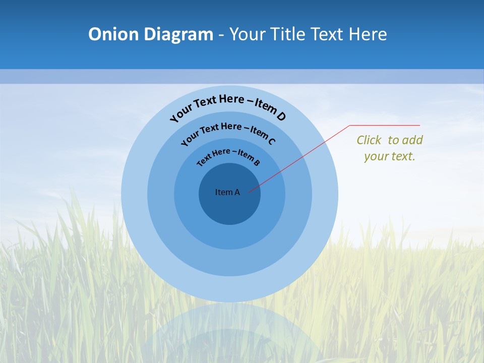 Cloudscape Pasture Plain PowerPoint Template