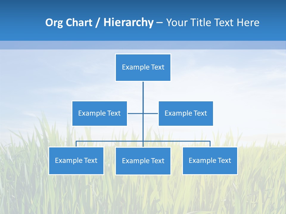 Cloudscape Pasture Plain PowerPoint Template