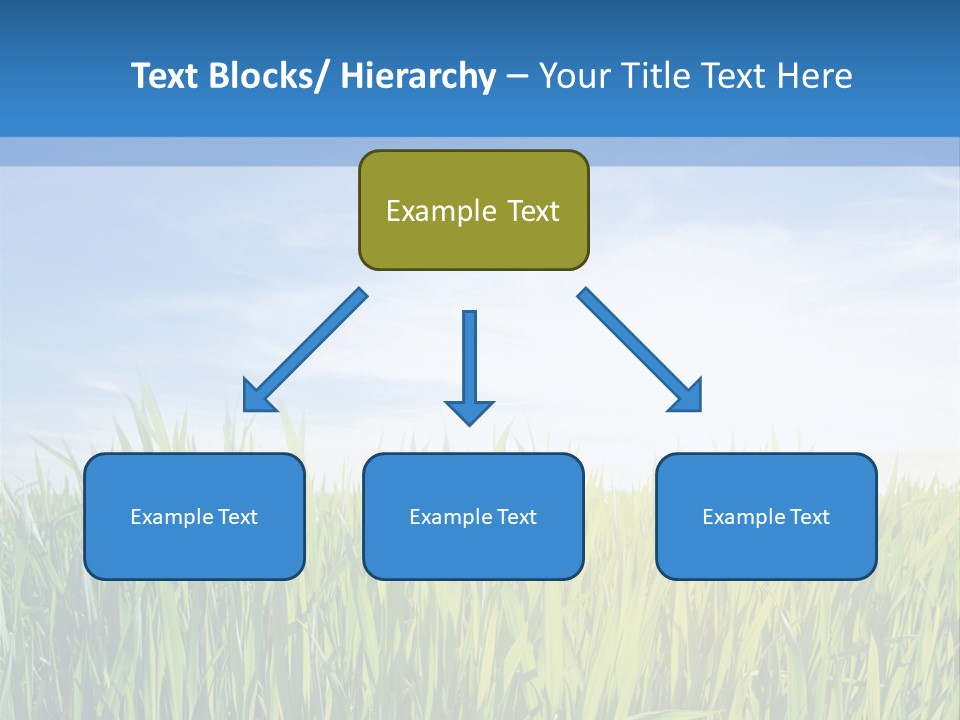 Cloudscape Pasture Plain PowerPoint Template