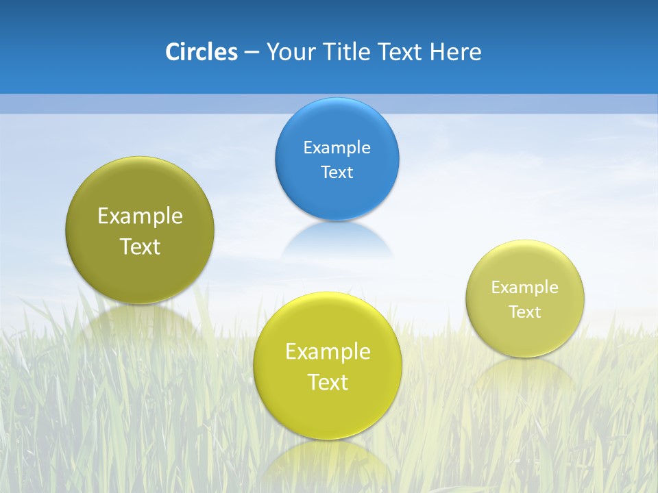 Cloudscape Pasture Plain PowerPoint Template