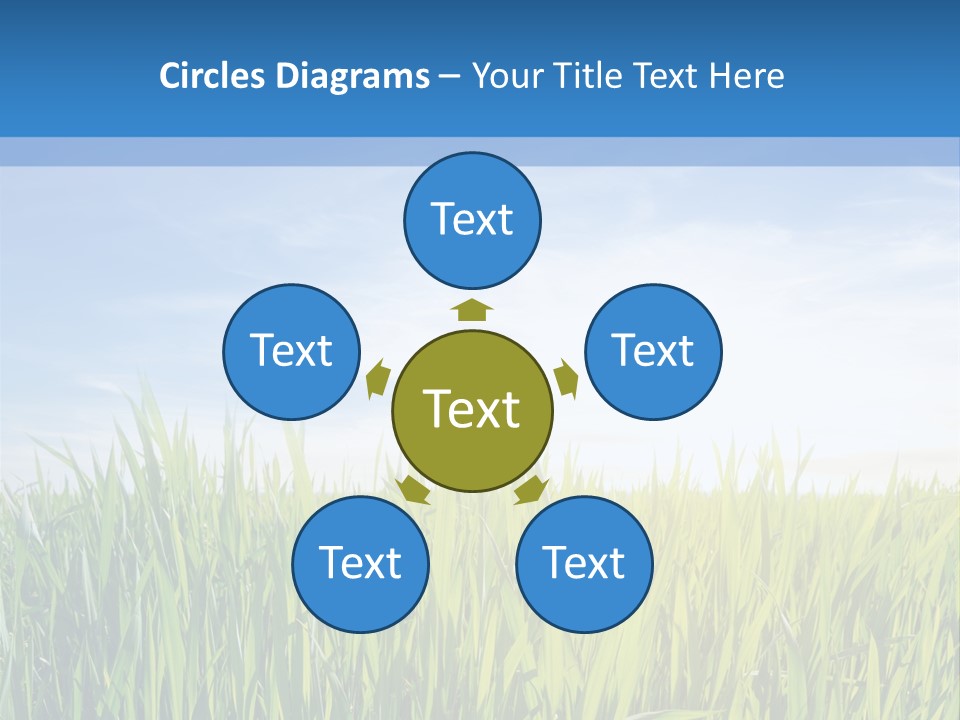 Cloudscape Pasture Plain PowerPoint Template