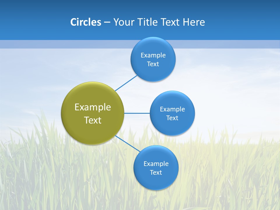 Cloudscape Pasture Plain PowerPoint Template