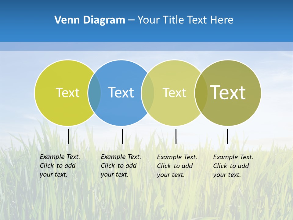 Cloudscape Pasture Plain PowerPoint Template