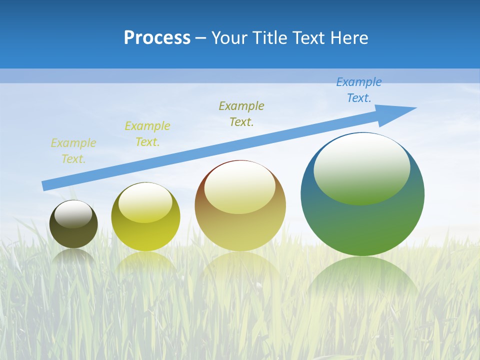 Cloudscape Pasture Plain PowerPoint Template