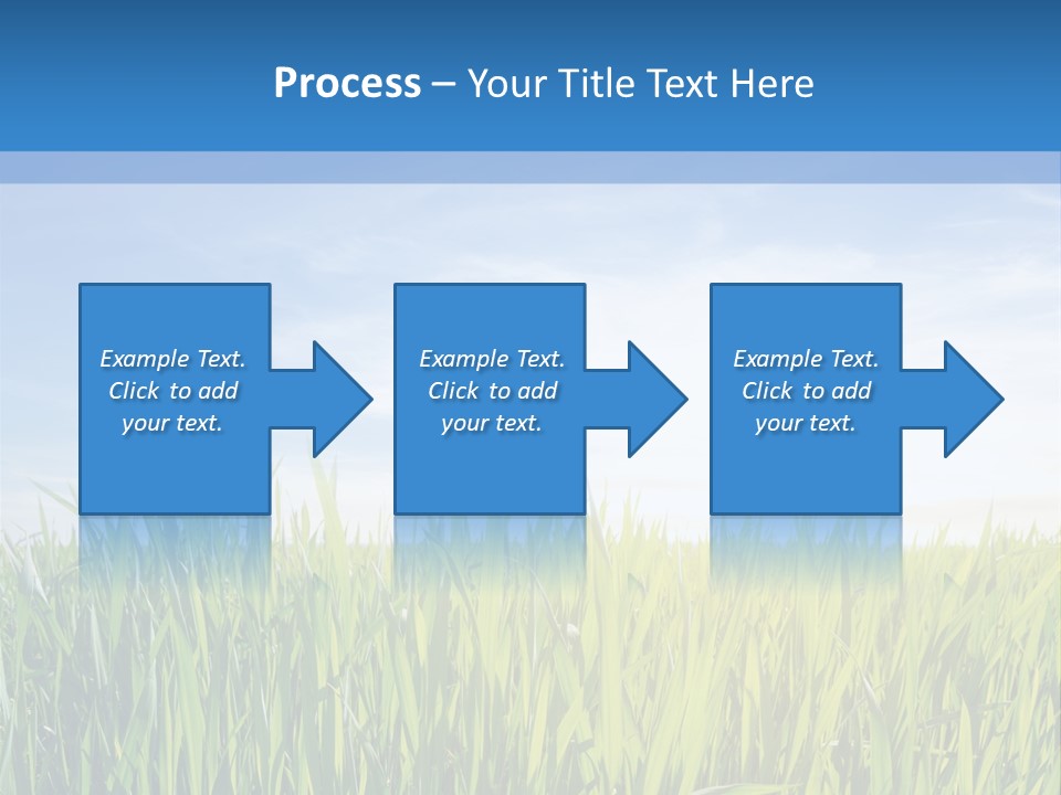 Cloudscape Pasture Plain PowerPoint Template