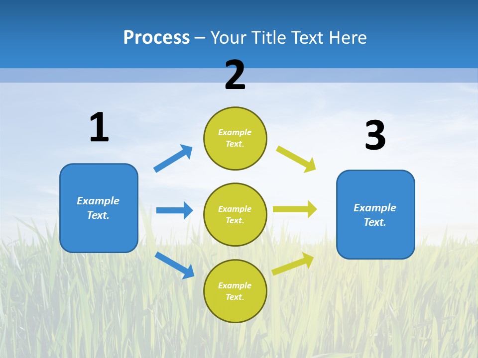 Cloudscape Pasture Plain PowerPoint Template