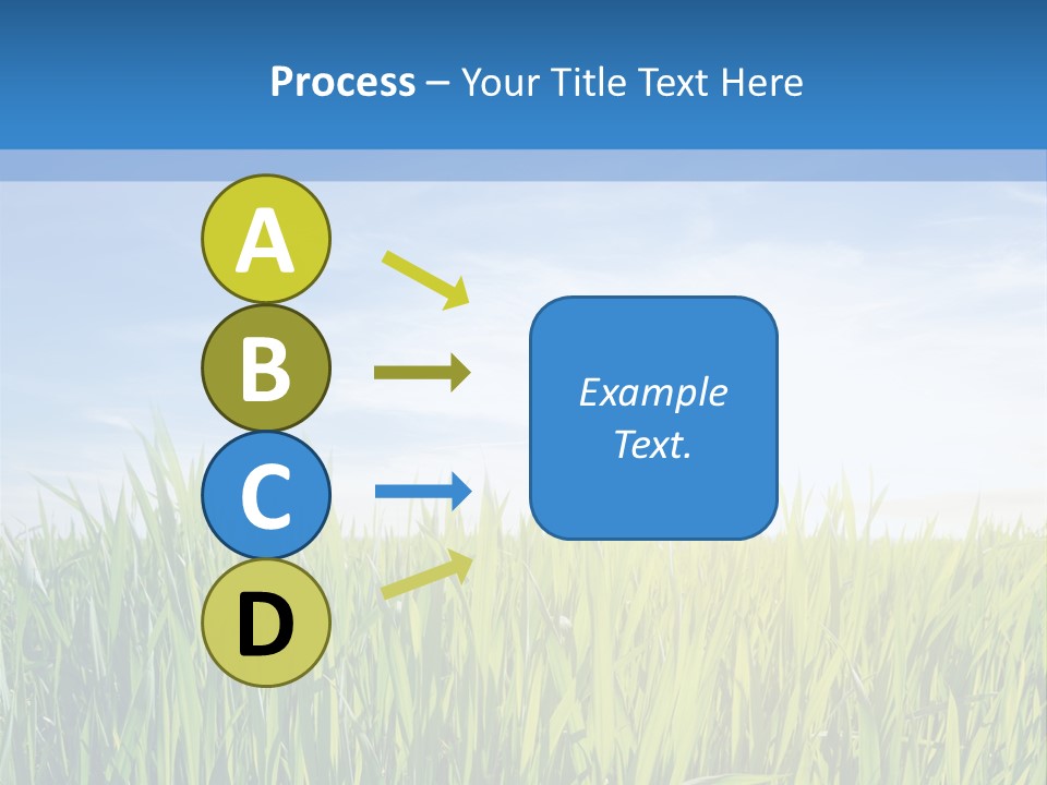 Cloudscape Pasture Plain PowerPoint Template
