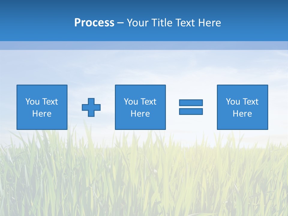 Cloudscape Pasture Plain PowerPoint Template