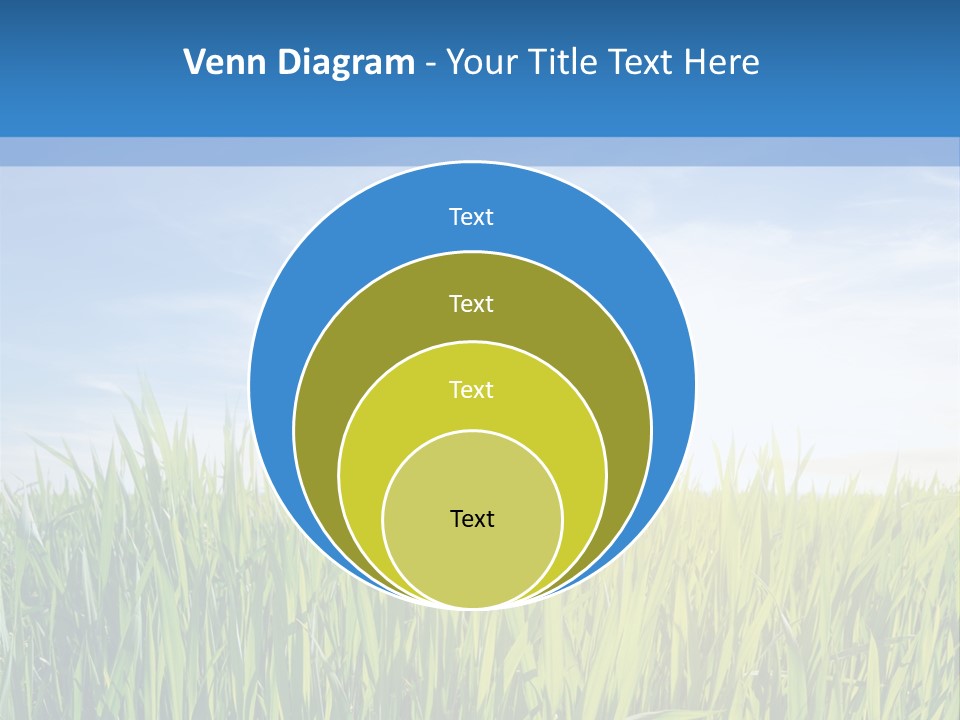 Cloudscape Pasture Plain PowerPoint Template