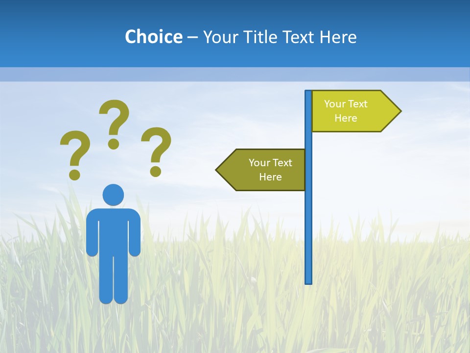 Cloudscape Pasture Plain PowerPoint Template