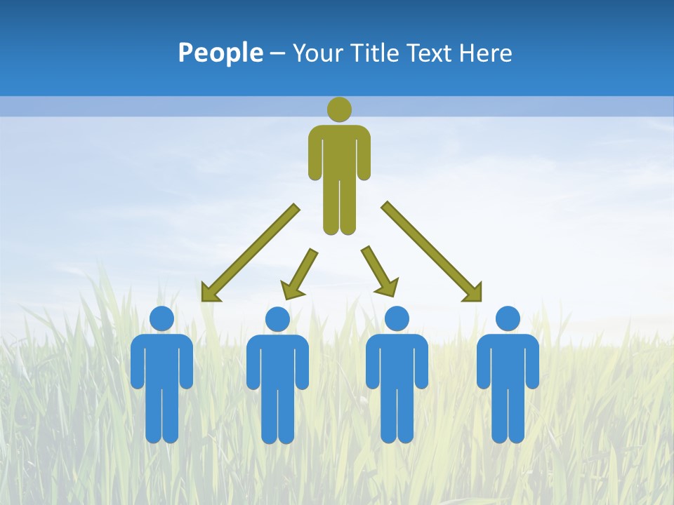 Cloudscape Pasture Plain PowerPoint Template